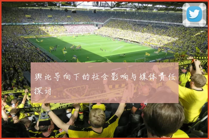 舆论导向下的社会影响与媒体责任探讨