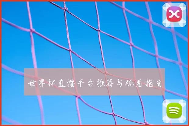 世界杯直播平台推荐与观看指南